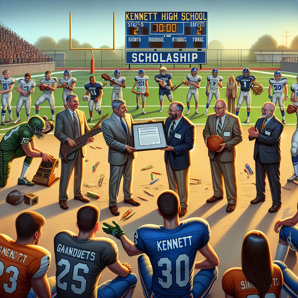 Kennett High School's athletic department launching a groundbreaking scholarship initiative to empower student-athletes.