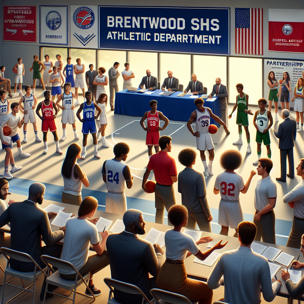 Brentwood SHS athletic department partners to expand scholarship opportunities for student-athletes.