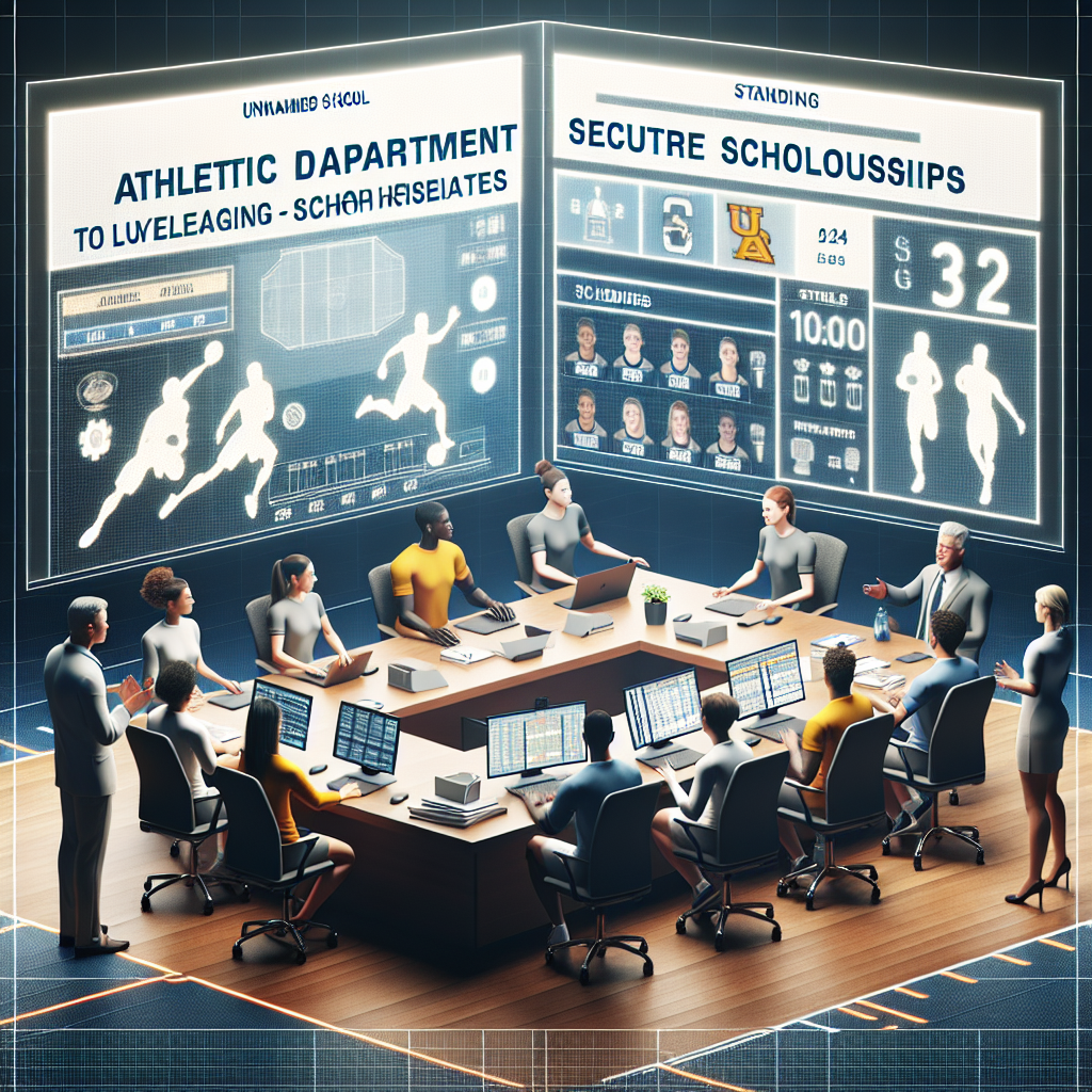 Cherri Knoll School's athletic department collaborates to leverage technology for student-athletes' scholarship success, featuring schedules and rosters.