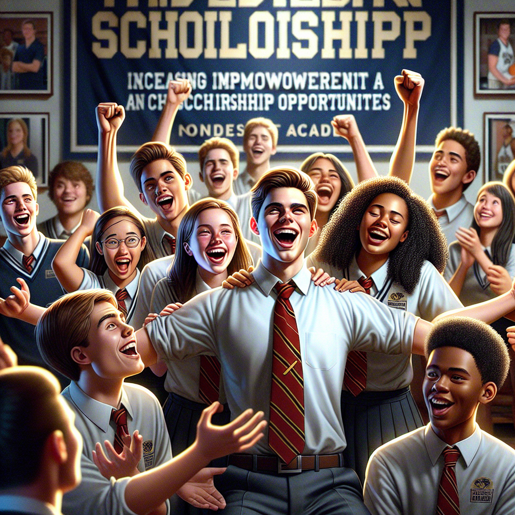 A diverse group of enthusiastic student-athletes from Commonwealth Connections Academy joyfully celebrating a new partnership aimed at increasing scholarship opportunities.
