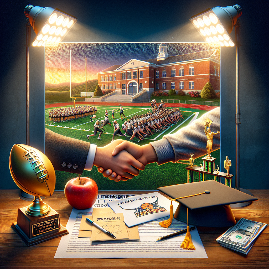 Lewisburg High School's athletic department forms a groundbreaking partnership to secure scholarships for student-athletes, empowering their futures.