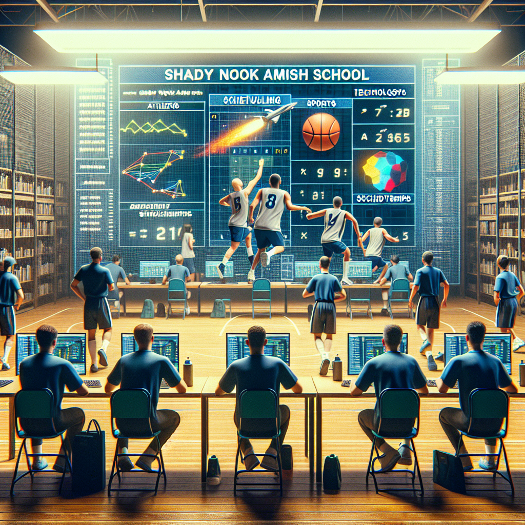 Shady Nook Amish School's athletic department partners with tech firms to enhance student-athletes' access to scholarship opportunities through innovative scheduling and roster management.