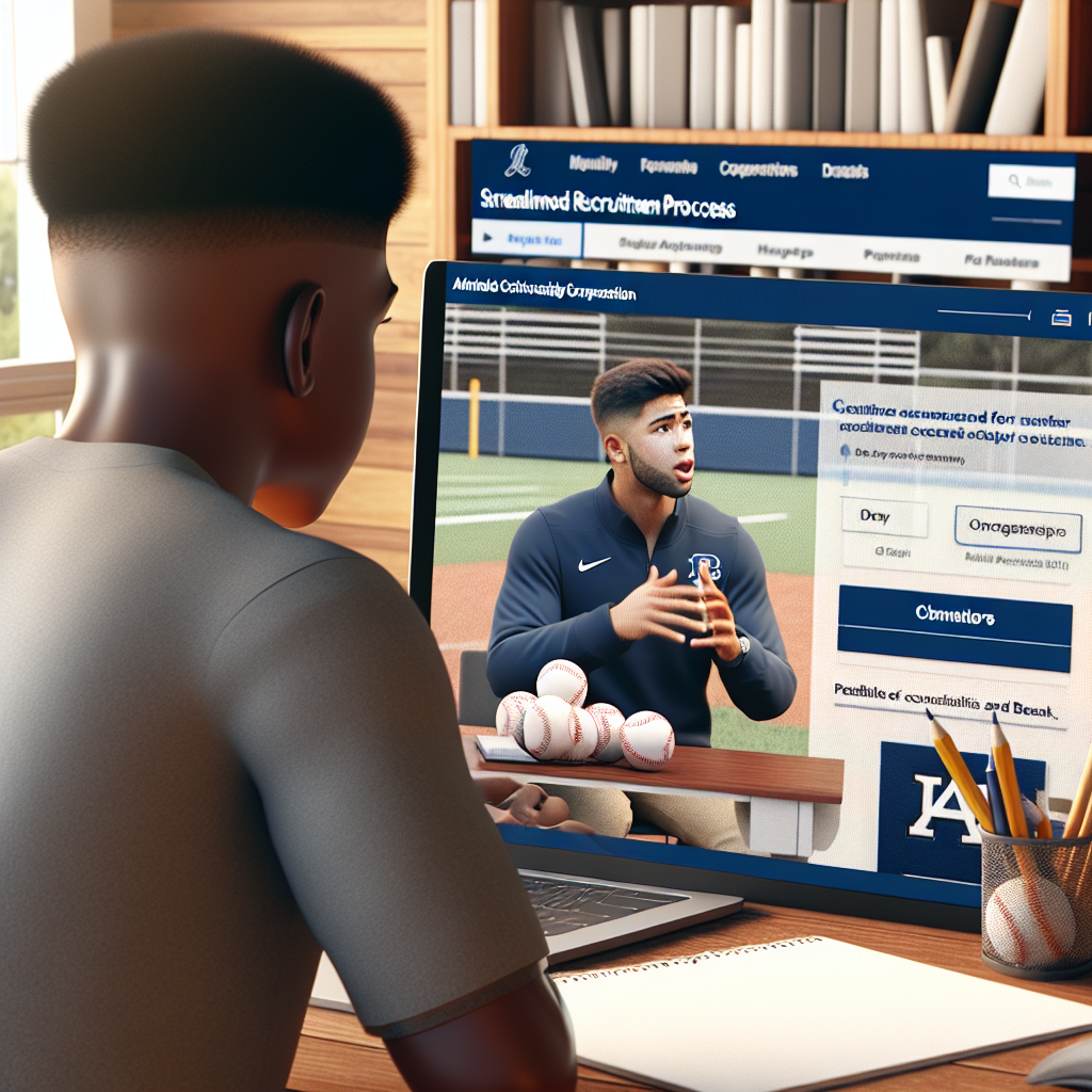 Streamlined recruitment process for UCSB baseball, enhancing fast connections between aspiring athletes and head coaches for D1 scholarships.