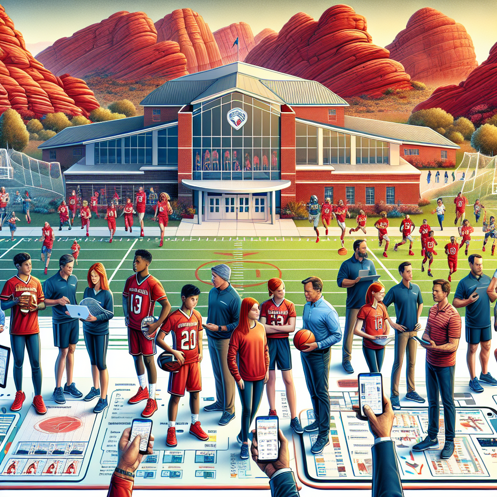 Red Rock School's athletic department collaborates with tech partners to enhance scholarship opportunities for student-athletes and parents, streamlining schedules and rosters for success.