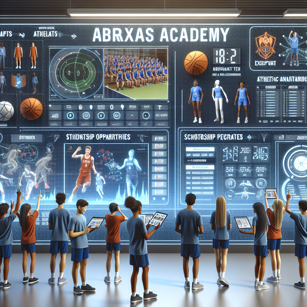 Abraxas Academy collaborates to enhance scholarship opportunities for student-athletes through advanced technology integration.