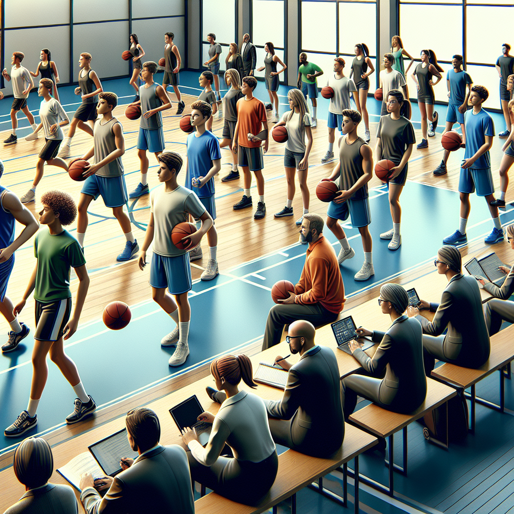 Notre Dame Jr/Sr High School athletes leveraging technology for scholarship success through strategic partnerships.