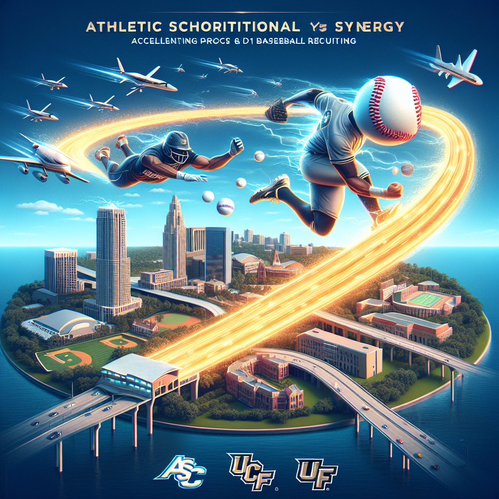 Accelerated Pathways: ASC enhances D1 baseball recruiting synergy with UCF, providing swift connections for student-athletes seeking scholarships.