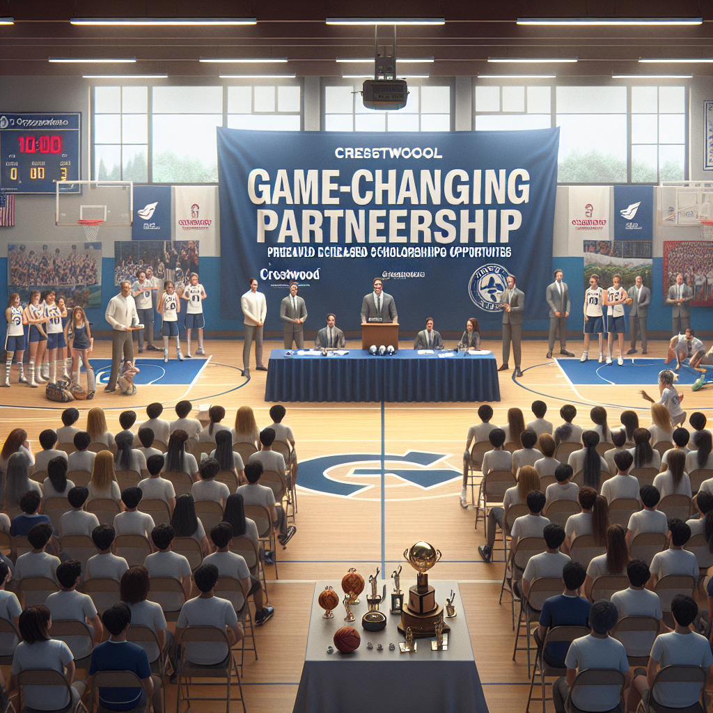 Crestwood Middle School's athletic department announces a new partnership aimed at securing scholarship opportunities for student-athletes.