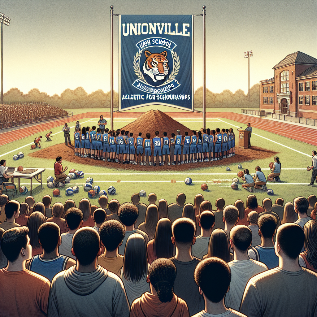 Unionville High School athletic department forms a groundbreaking partnership to create scholarship opportunities for student-athletes, inspiring a brighter future.