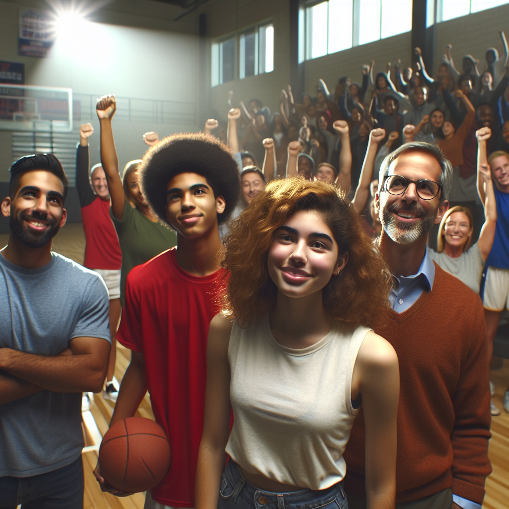 A diverse group of Huntingdon Area Shs student-athletes and community leaders gather together in a supportive and empowering environment to celebrate a new partnership aimed at helping athletes secure scholarships.