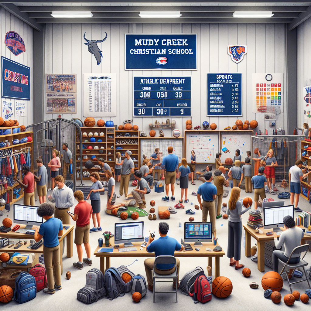 Muddy Creek Christian School athletic department collaborates with partners to enhance technology access, aiding student-athletes and parents in securing scholarship opportunities.