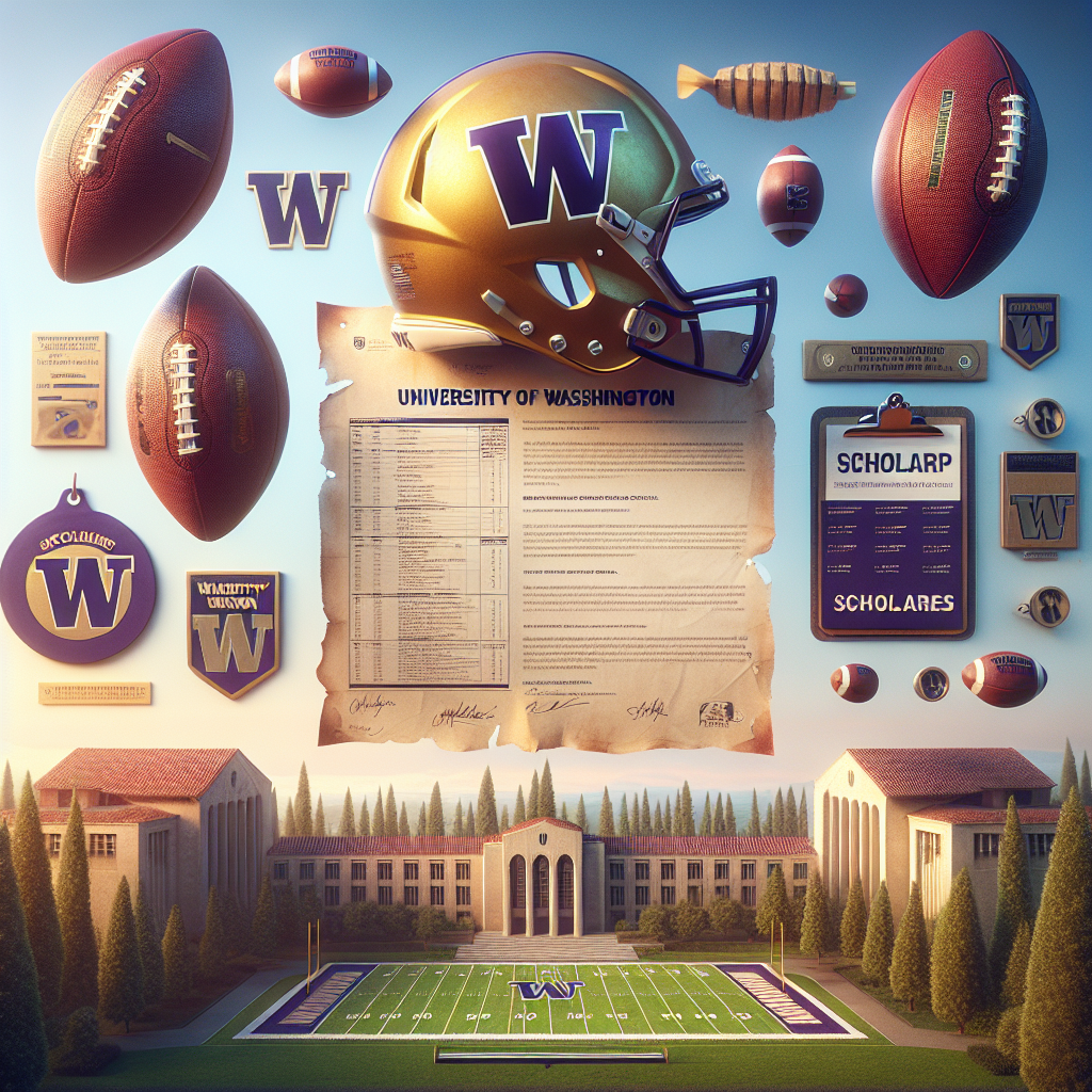 University of Washington Football recruiting insights with updated scheduling and scholarship information by Athletic Scholarship Corporation.