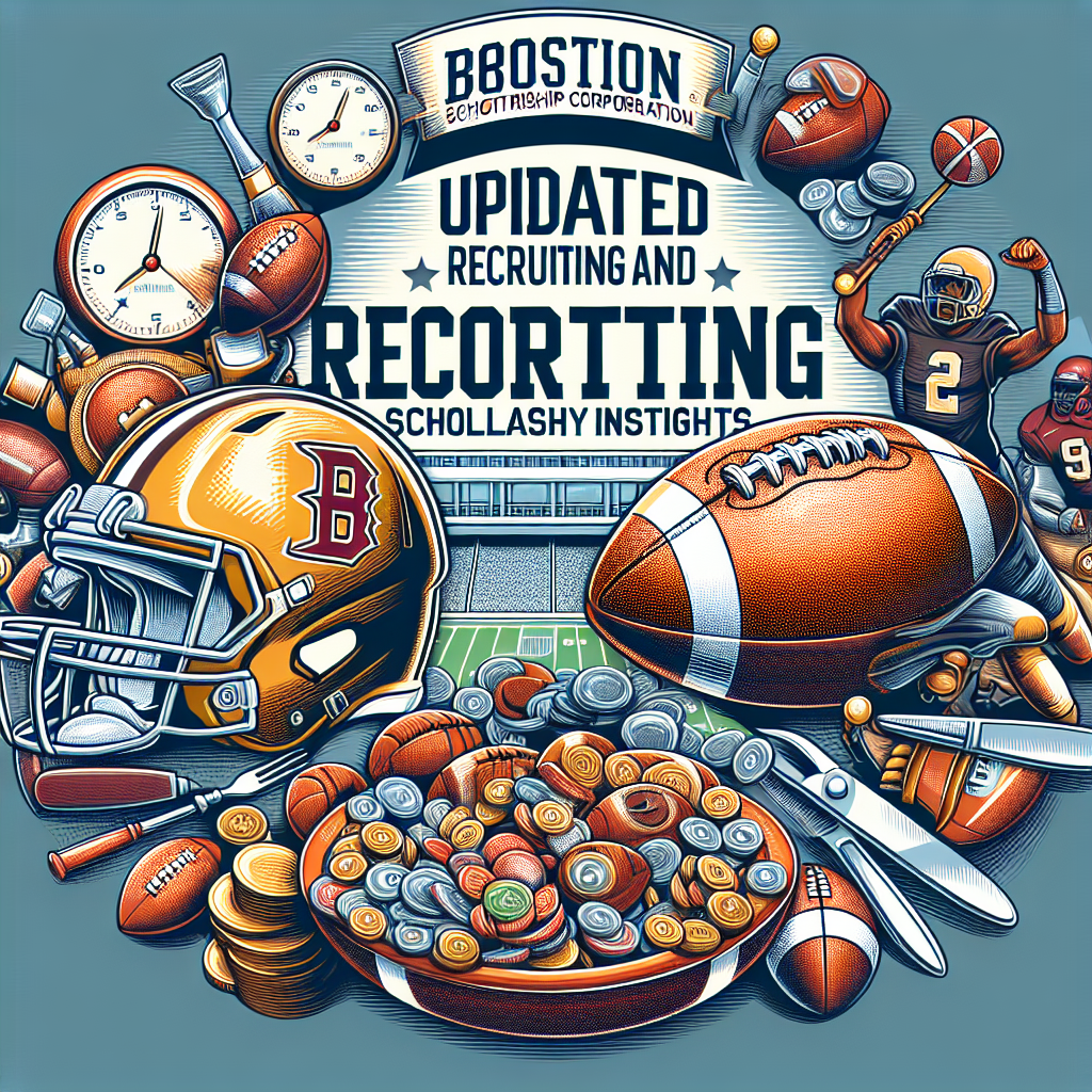 Press release announcing updated recruiting and scholarship insights for Boston College Football prospects by Athletic Scholarship Corporation, featuring a link to schedule a recruiting meeting.