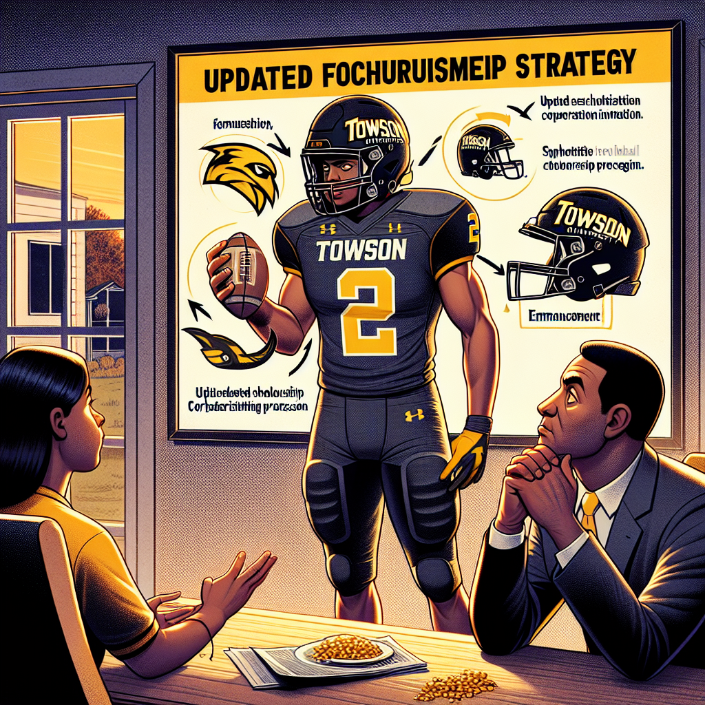 Towson University Football recruitment strategy boosted with updated scholarship information from Athletic Scholarship Corporation.