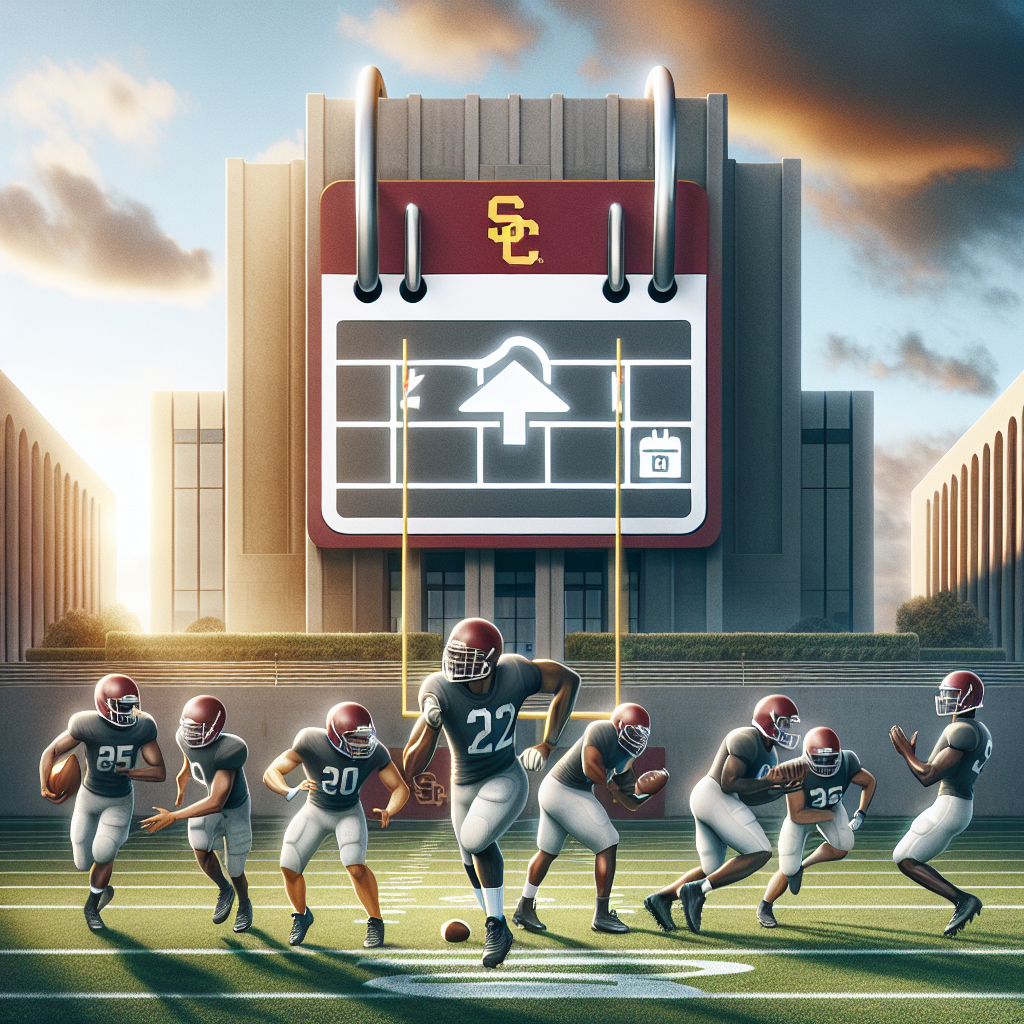 Athletic Scholarship Corporation announces updated USC football recruiting and scholarship details, inviting prospective athletes to schedule in-home recruiting meetings via provided link.
